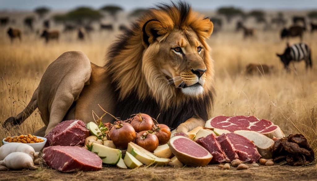 lion food preferences