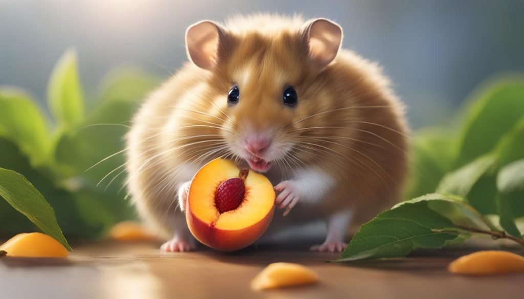 can hamsters eat peaches